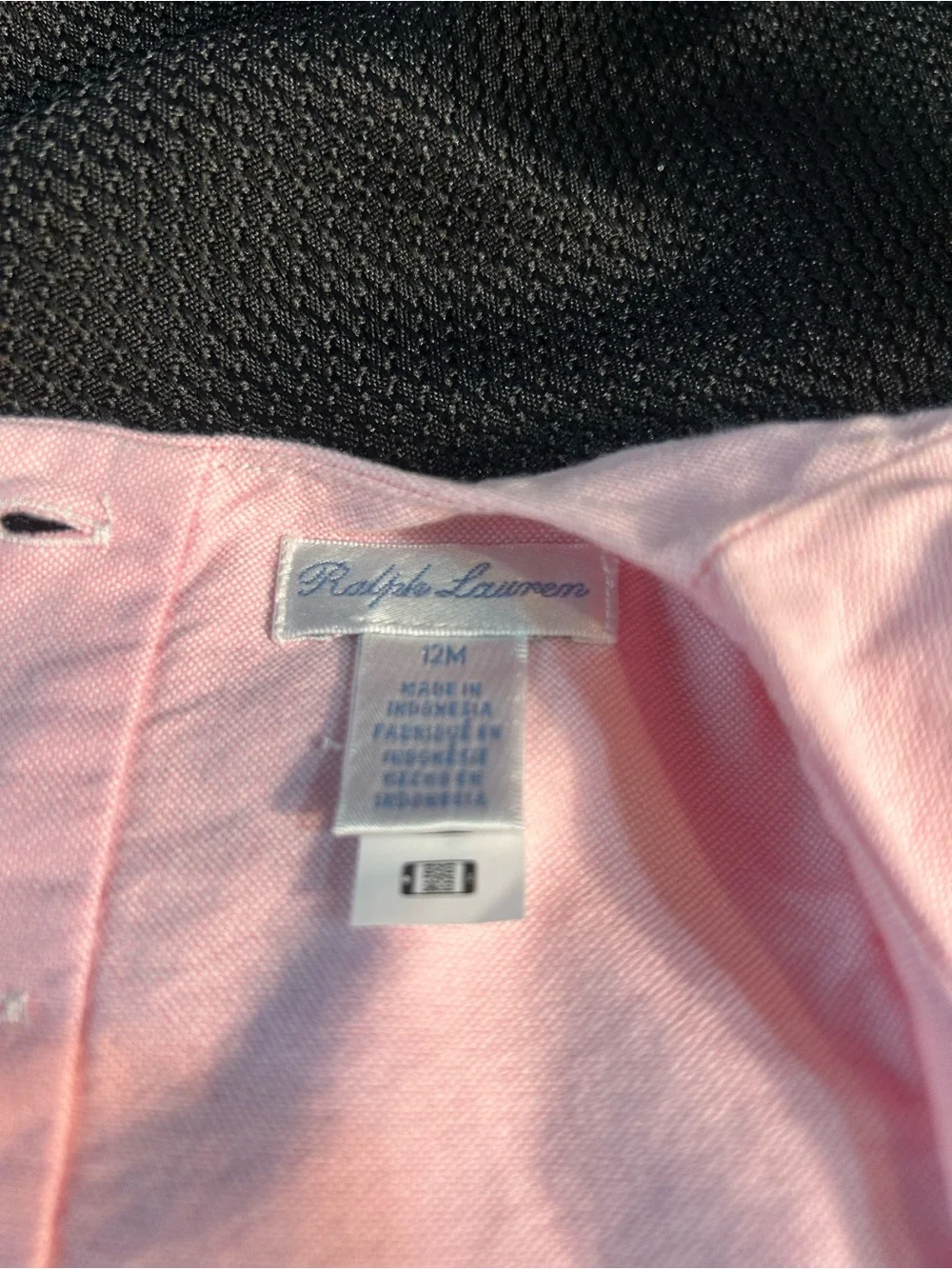 Ralph Lauren pink cotton dress 12 mo